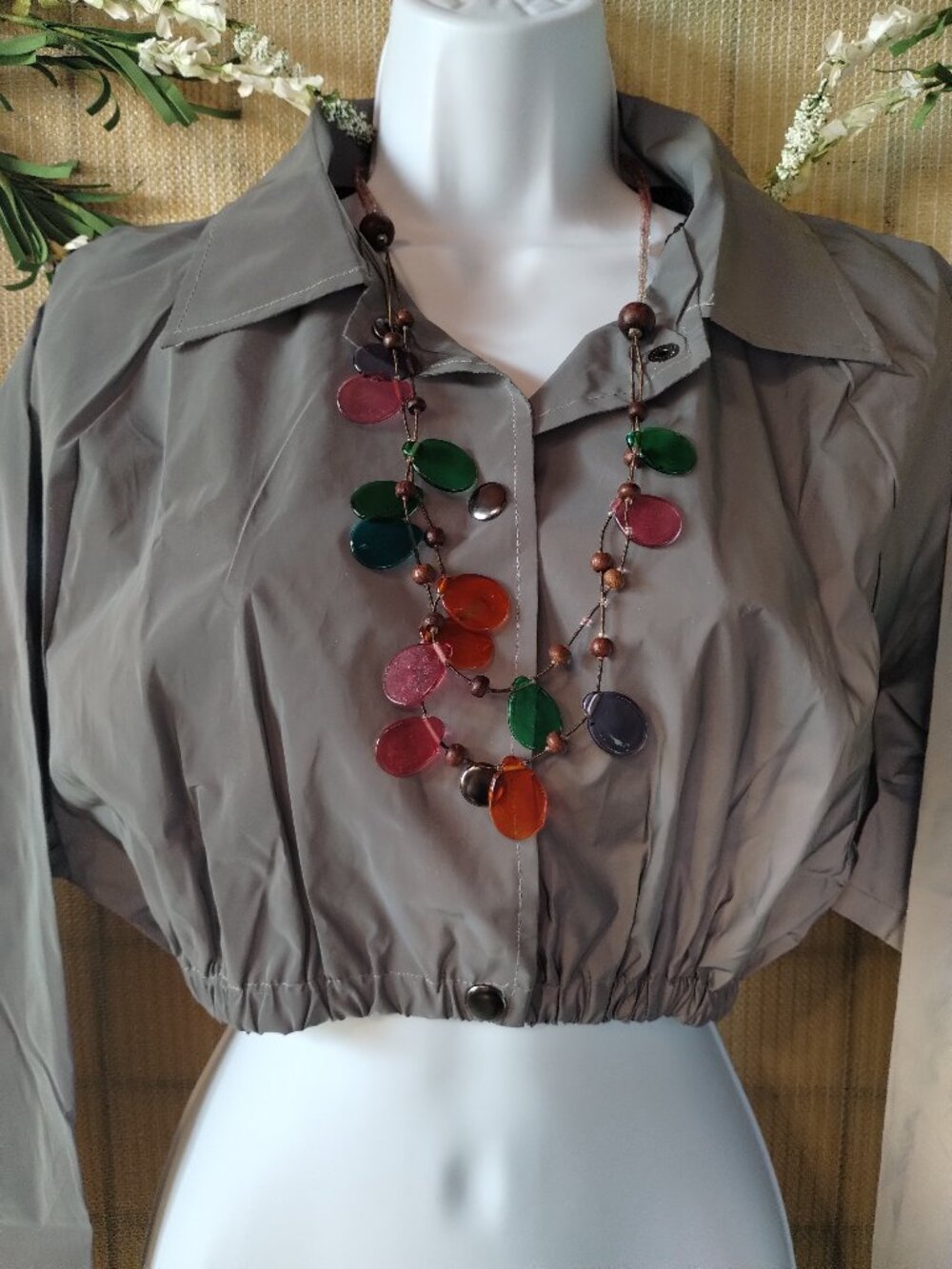 Into-The-Night "Reflective" Crop-Jacket